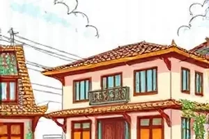 盐与星屑漫画封面，盐田水面倒映夜空星点