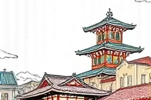 第七种晚安漫画封面，床头台灯与七本叠起的绘本